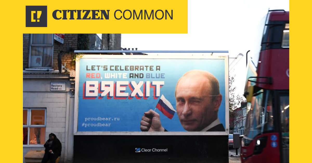 Russia's disinfo playbook? It's Brexit